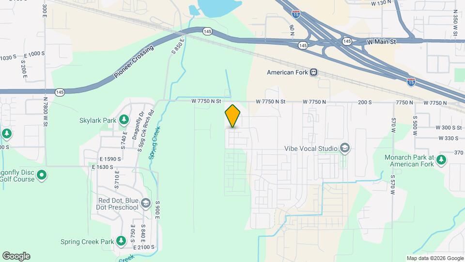 1142 W 310 S Map and Location Details