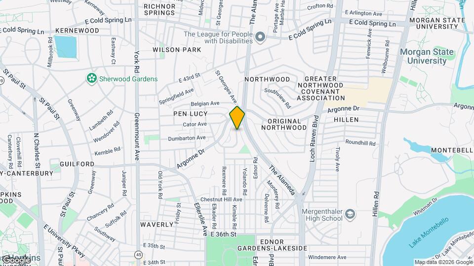 999 N Hill Rd Map and Location Details