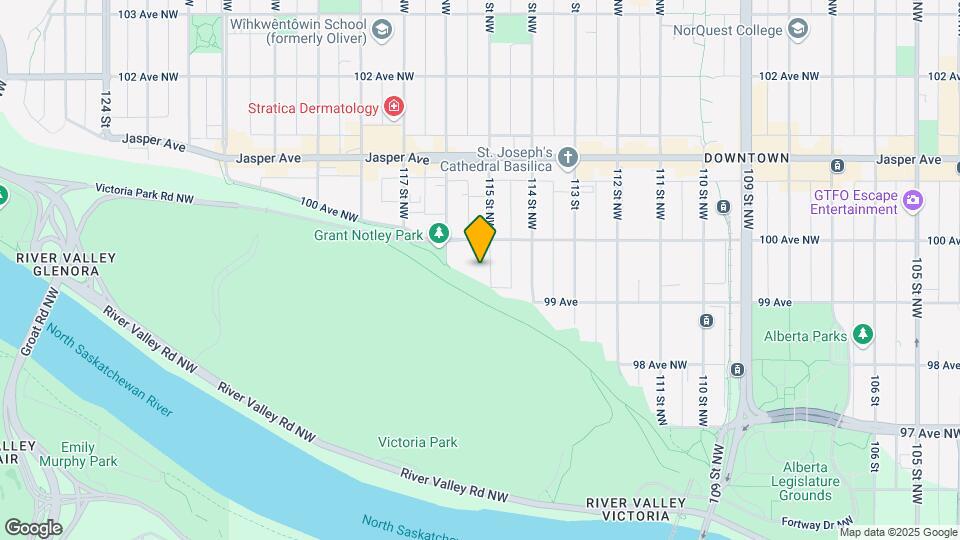 9926 115th St NW Map and Location Details