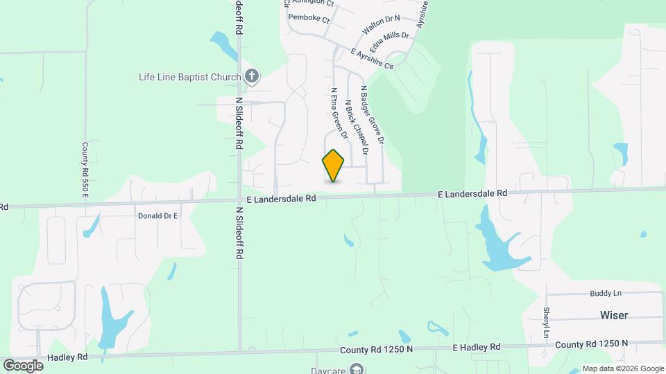 13027 N Becks Grove Dr Map and Location Details