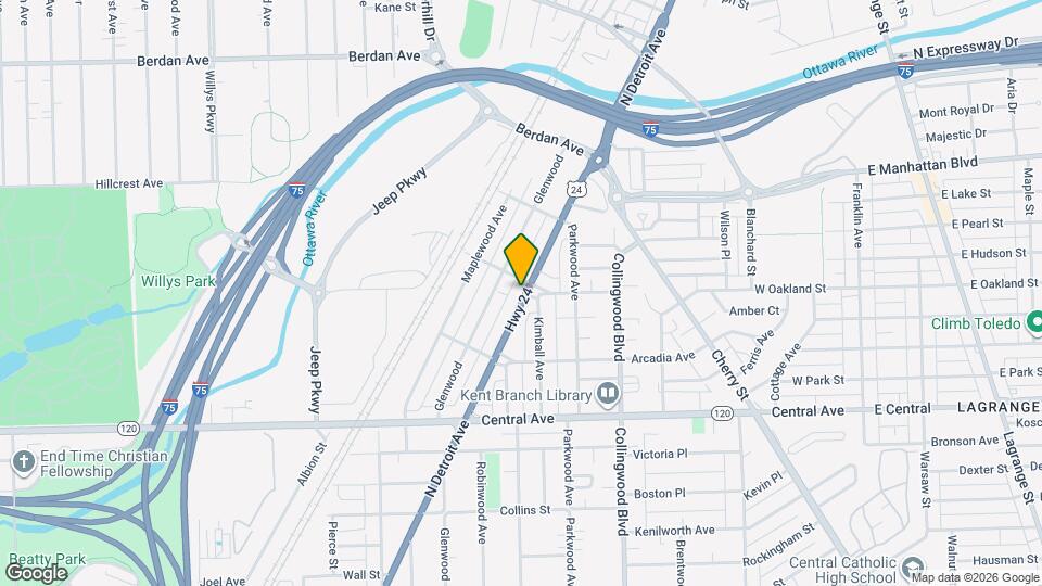 3273 N Detroit Ave Map and Location Details