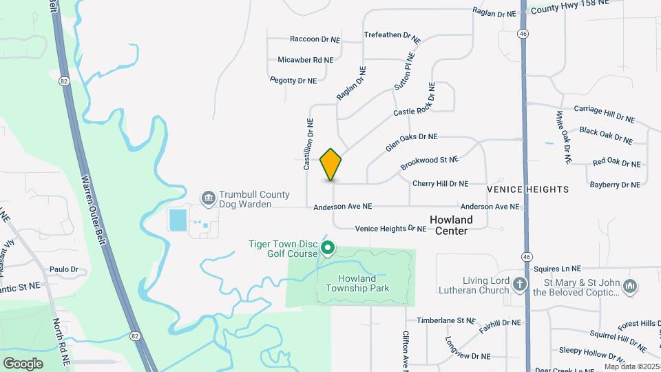 1267 Rosewood Dr NE Map and Location Details