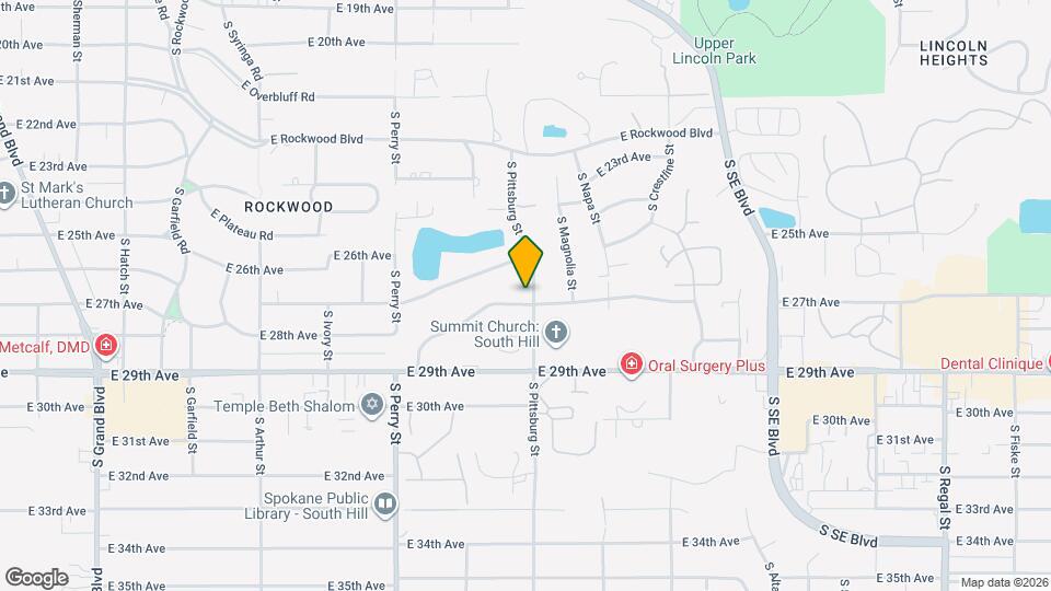 1727 E Pinecrest Rd Map and Location Details