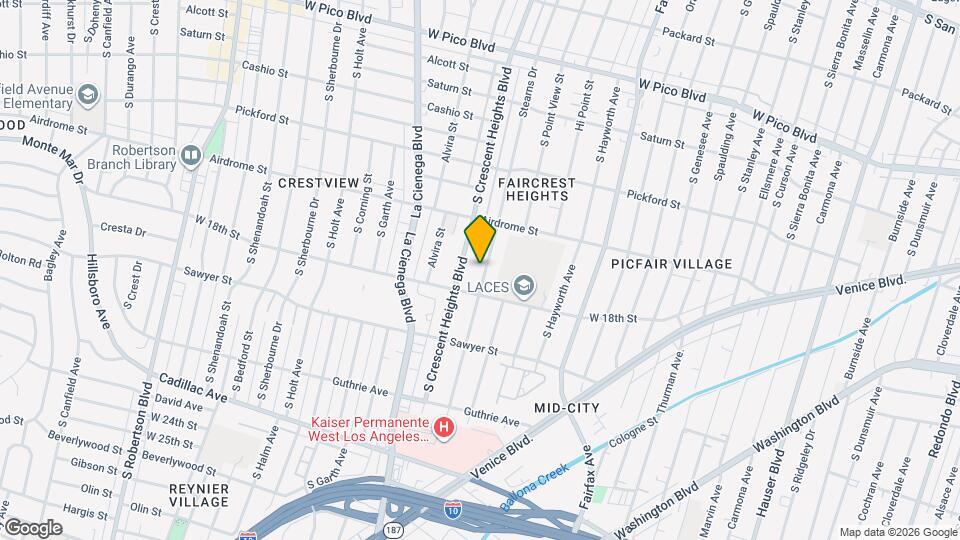 1763 Stearns Dr Mapa y Detalles de la Ubicación