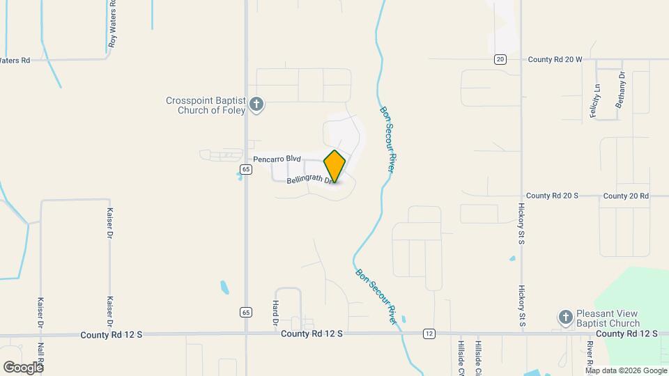 3216 Bellingrath Dr Map and Location Details