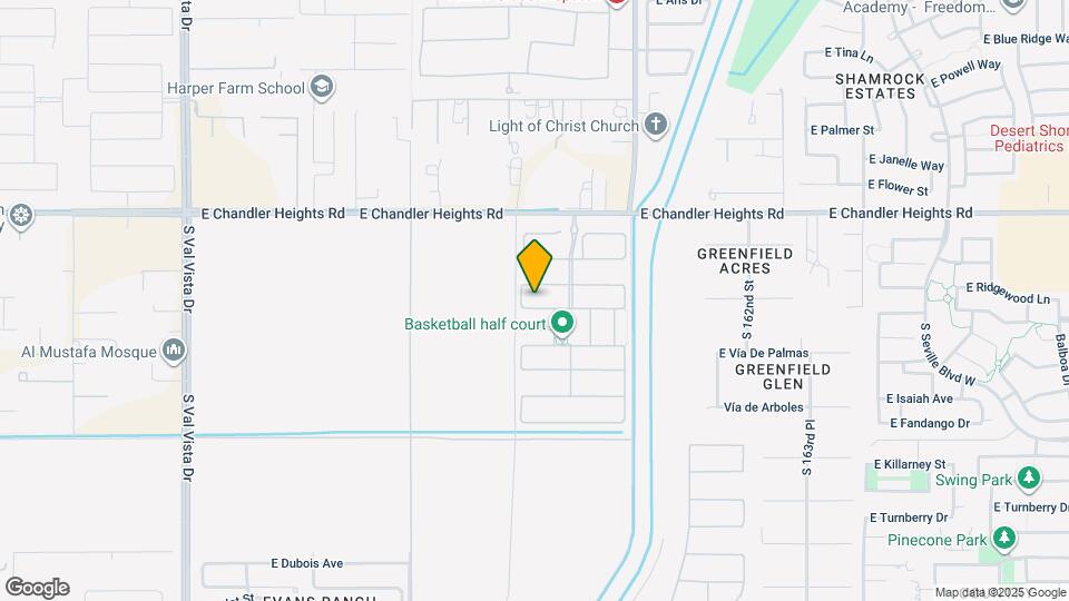 2222 E Palmdale Ln Map and Location Details