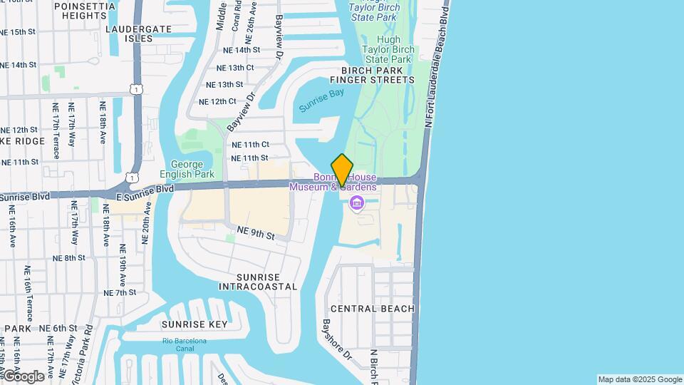 Sunrise East Condominium Map and Location Details