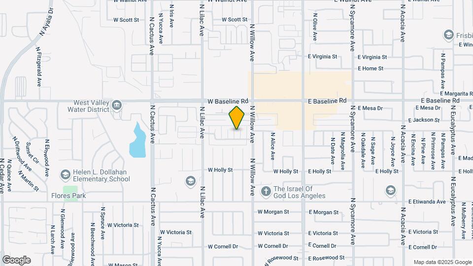 1072 N Clifford Ave Mapa y Detalles de la Ubicación