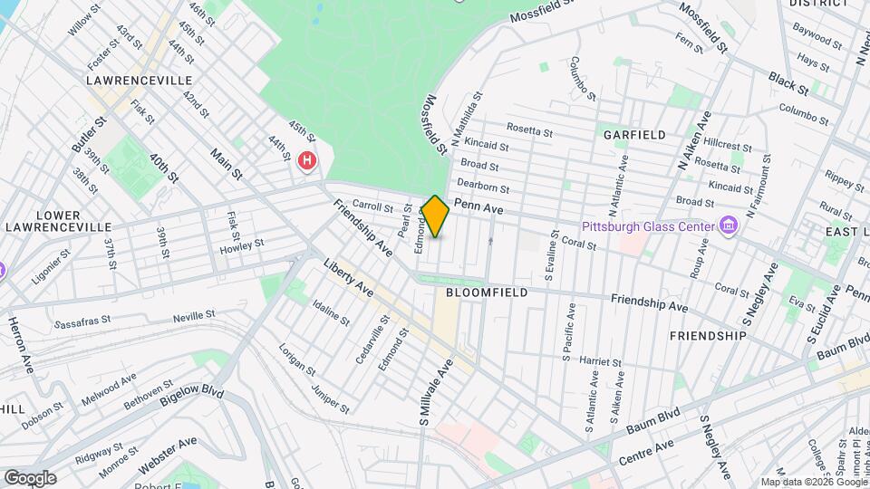 240 S Mathilda St Mapa y Detalles de la Ubicación