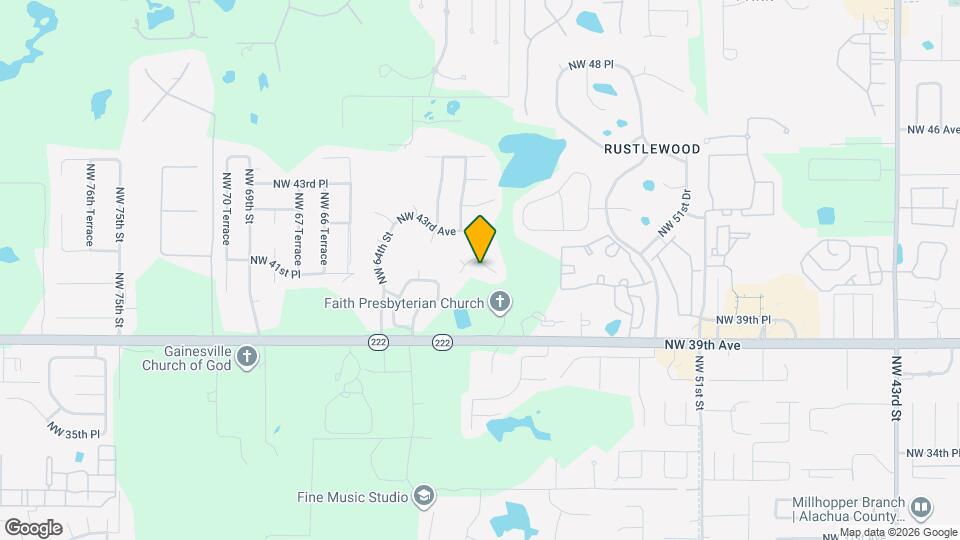 4142 NW 59th Terrace Map and Location Details