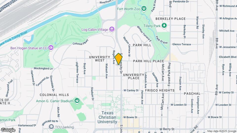2530 S University Dr Map and Location Details