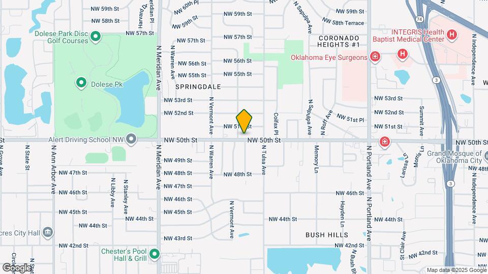 4131 NW 50th St Map and Location Details