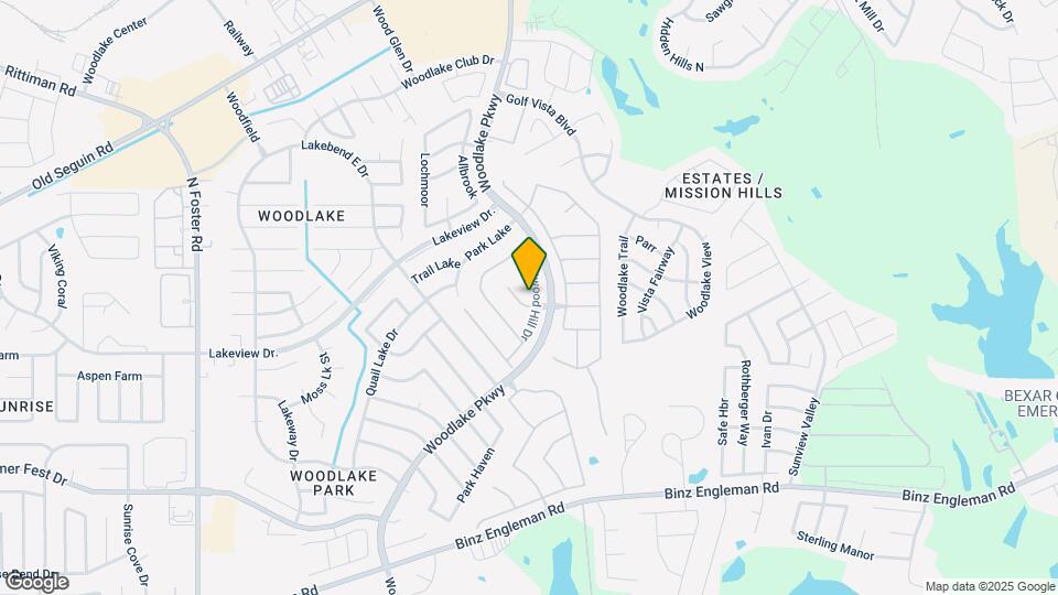 5007 Crestwood Hill Dr Map and Location Details