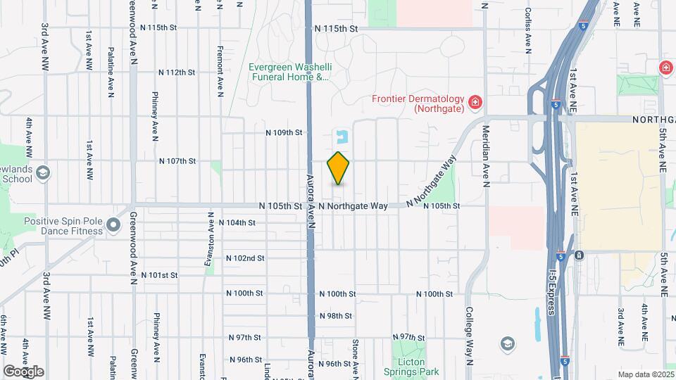 10516 Midvale Ave Mapa y Detalles de la Ubicación