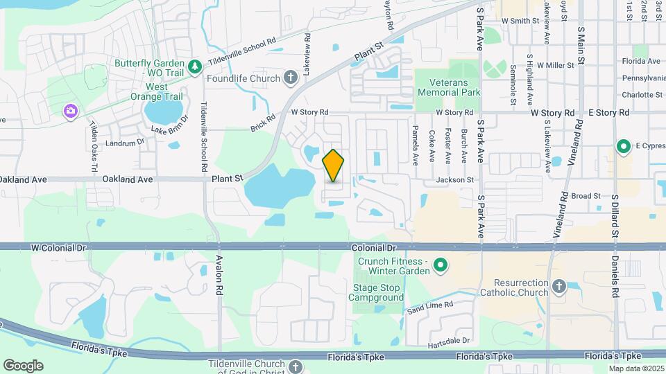 1030 Bending Oak Trail Map and Location Details