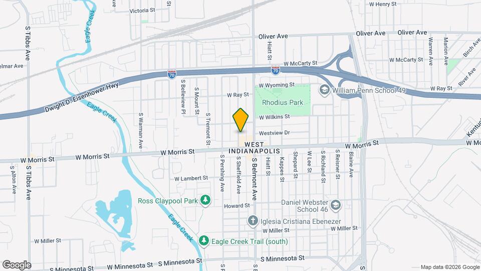 1129 S Sheffield Ave Map and Location Details