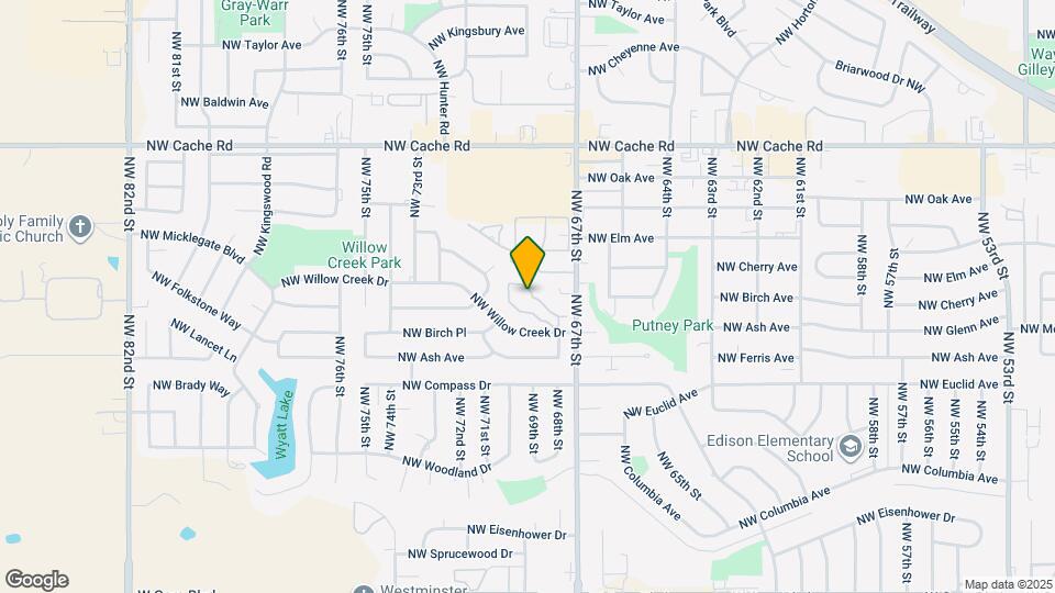 6840 NW Willow Springs Dr Map and Location Details