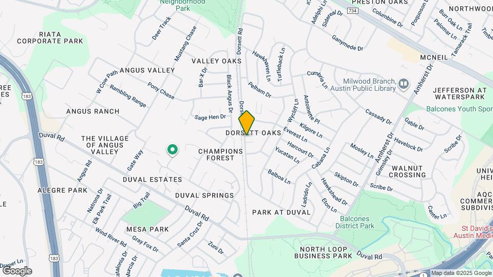 4508 Dorsett Oaks Cir Map and Location Details