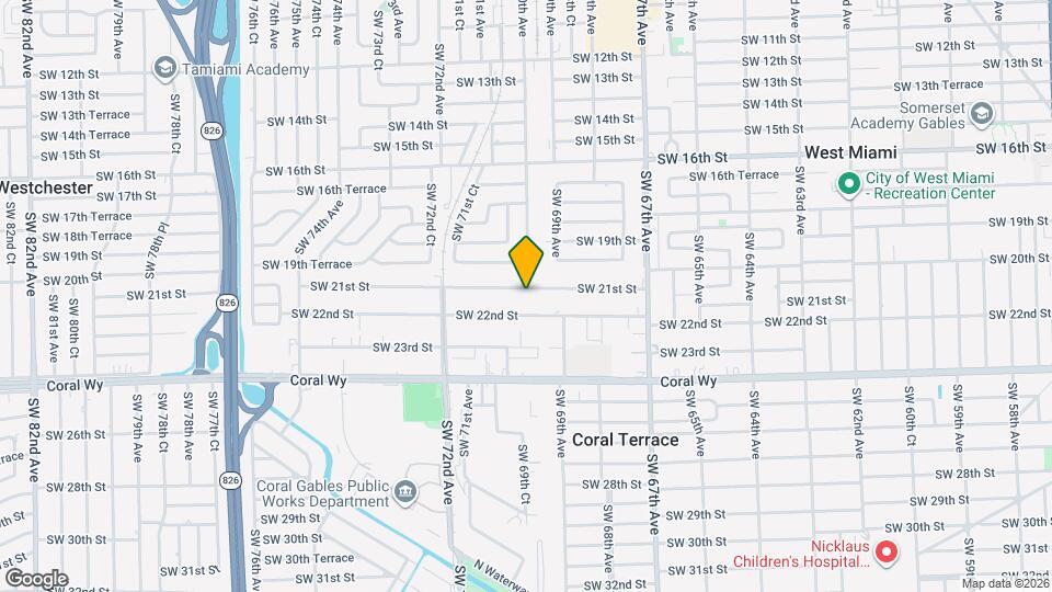 7028 SW 21st St, Unit LT Map and Location Details