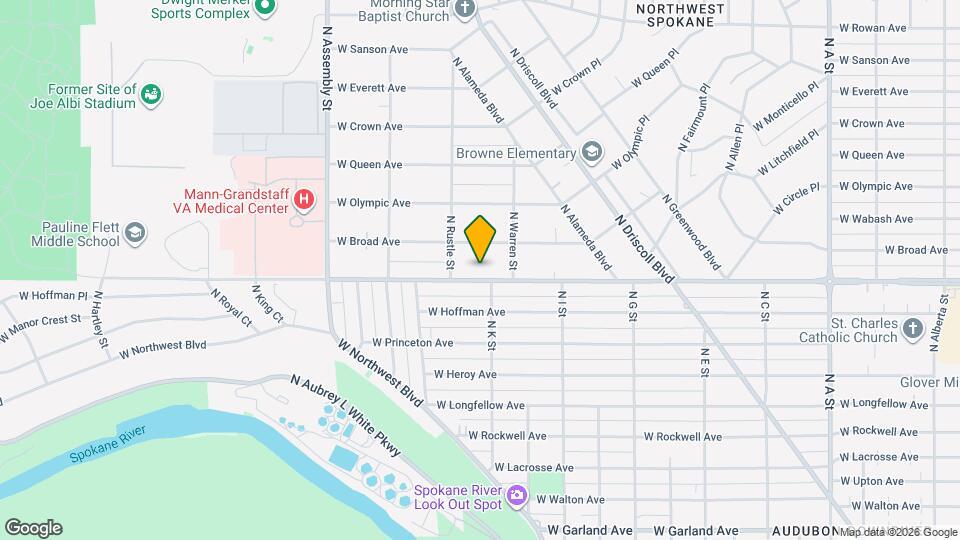 3904 W Wellesley Ave Map and Location Details