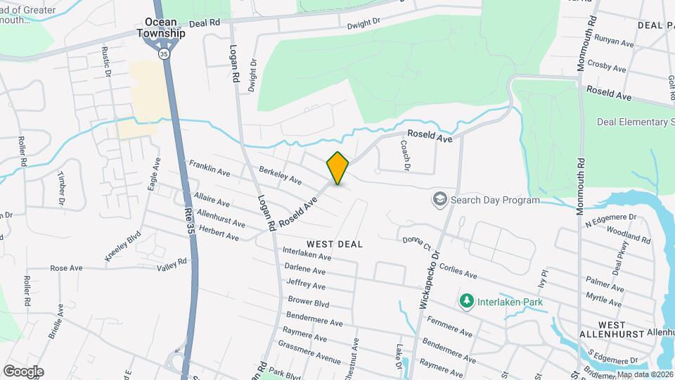 909 Brookside Ave Map and Location Details