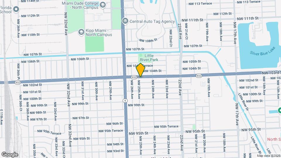 10273 NW 25th Ave Map and Location Details