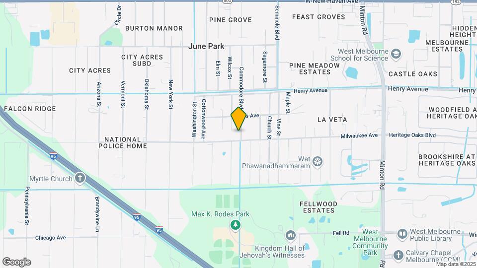 2480 Commodore Blvd Map and Location Details