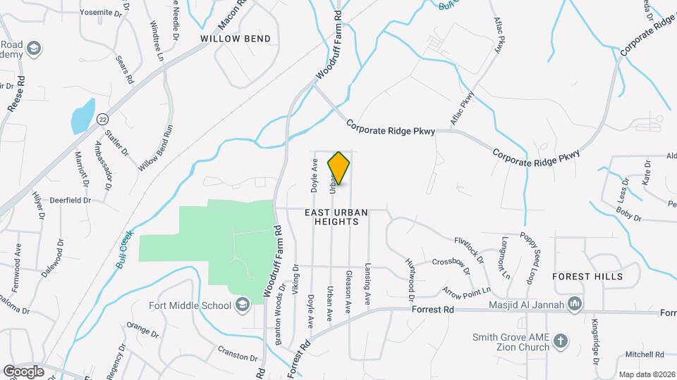 3226 Urban Ave Map and Location Details