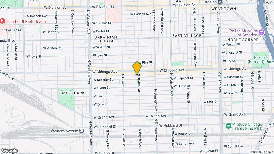 2104 W Superior Ave Map and Location Details