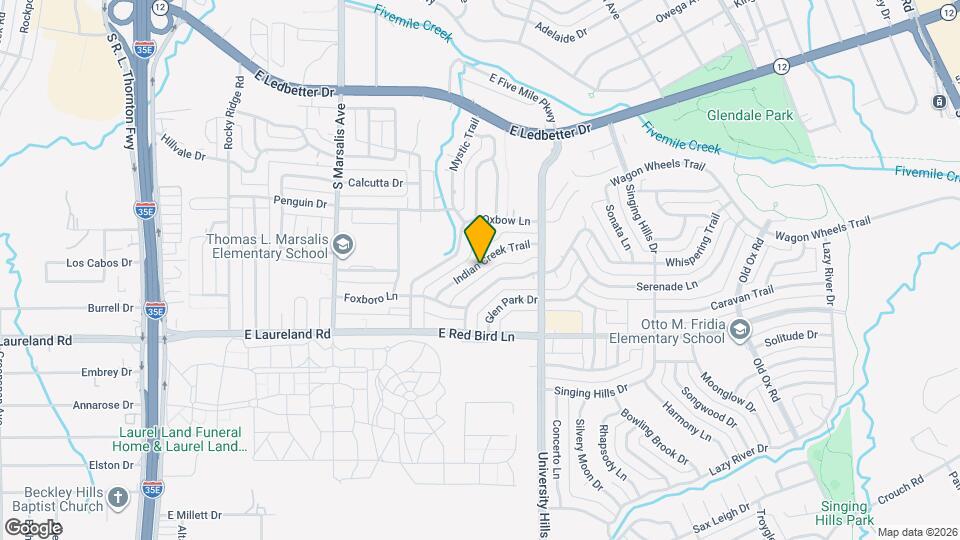 1016 Indian Creek Trail Map and Location Details