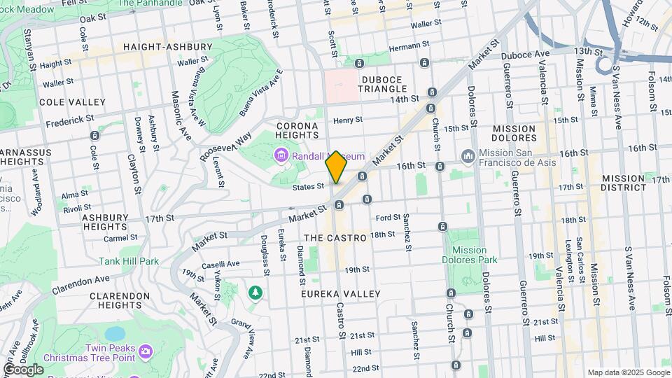 325 Castro St, Unit 31 Map and Location Details