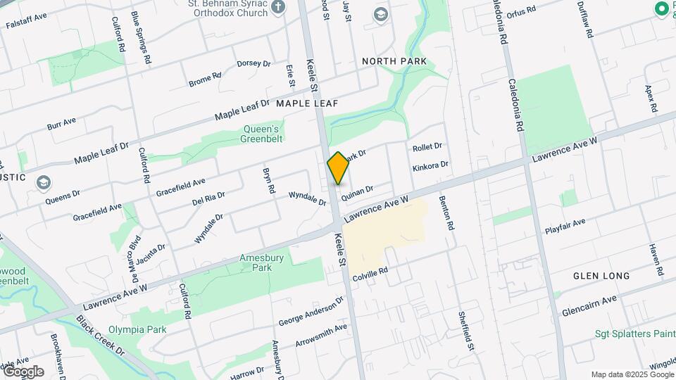 2419 Keele St Map and Location Details