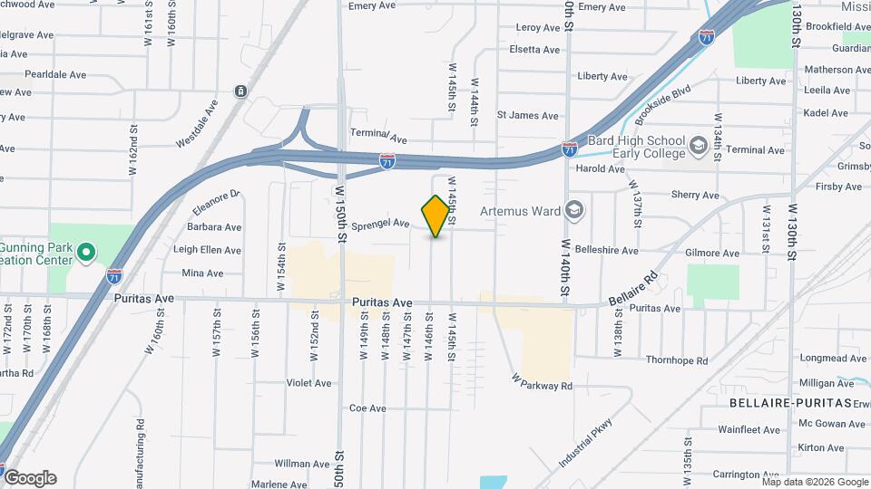 4365 W 146th St Map and Location Details