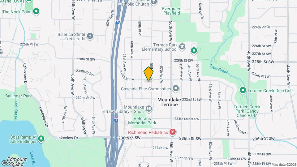 23004 58th Ave W Map and Location Details