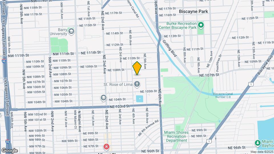 437 NE 107th St Map and Location Details