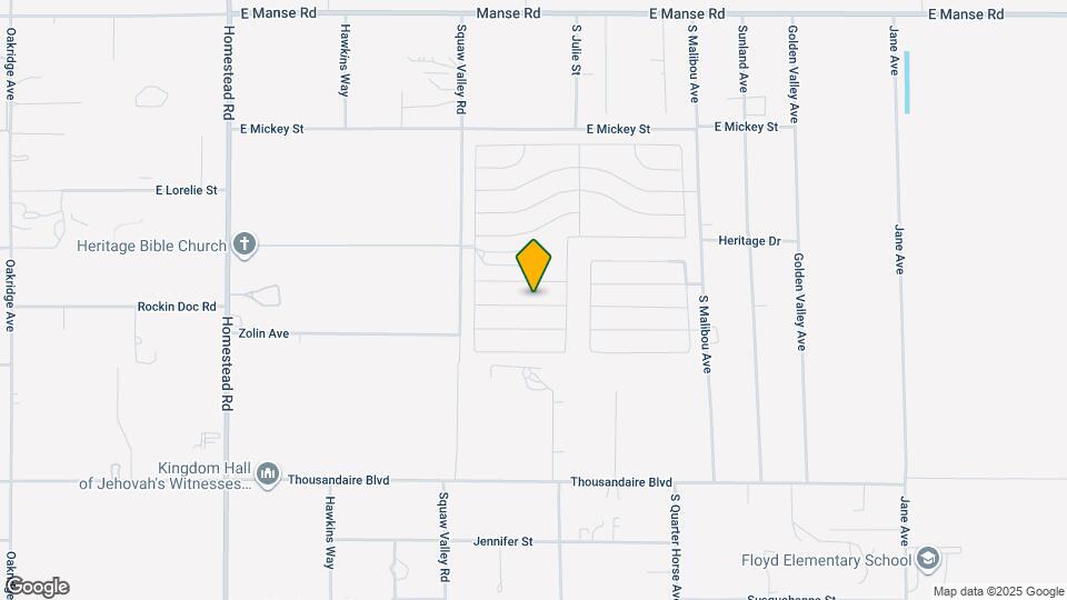 3602 Malheur Ave Map and Location Details