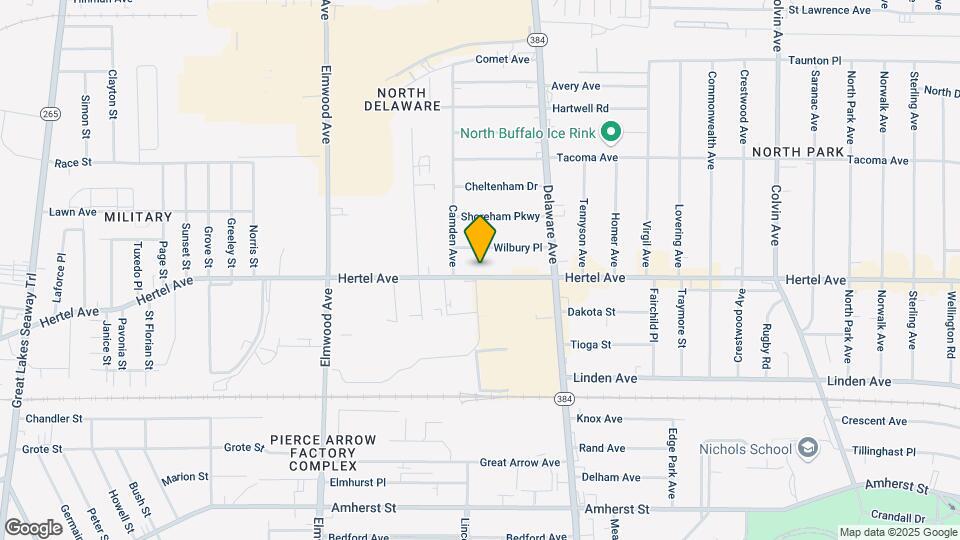 990 Hertel Ave Map and Location Details