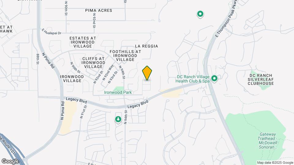 9560 E Rockwood Dr Map and Location Details