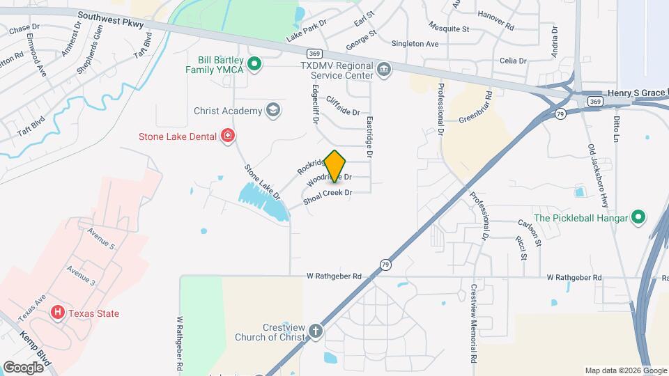 1716 Shoal Creek Dr Map and Location Details