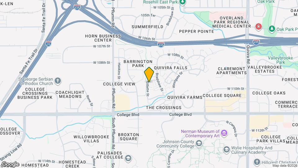 10923 Gillette St Map and Location Details