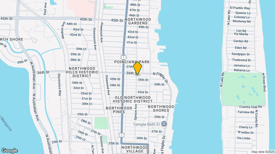 3608 Spruce Ave Mapa y Detalles de la Ubicación