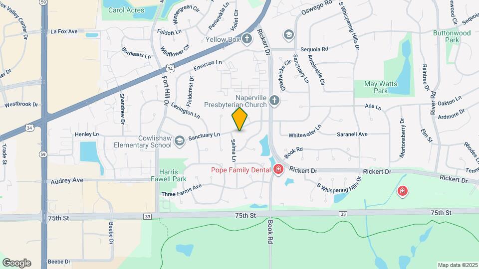 1040 Sanctuary Ln Map and Location Details
