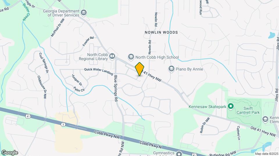 3404 Silver Stream Way NW Map and Location Details
