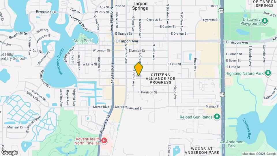 524 S Grosse Ave Map and Location Details