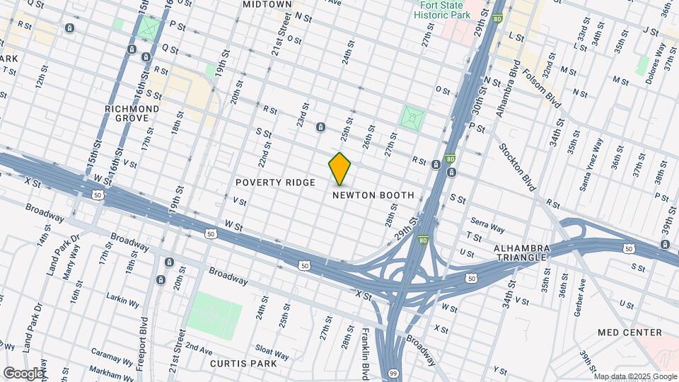 2522-2524 T St Map and Location Details
