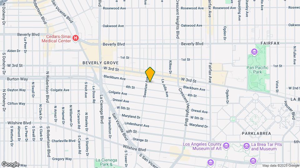 8256 Blackburn Ave Map and Location Details