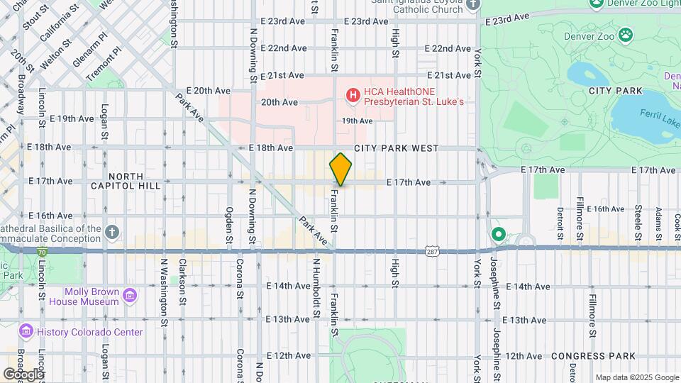 1656 Franklin St Map and Location Details