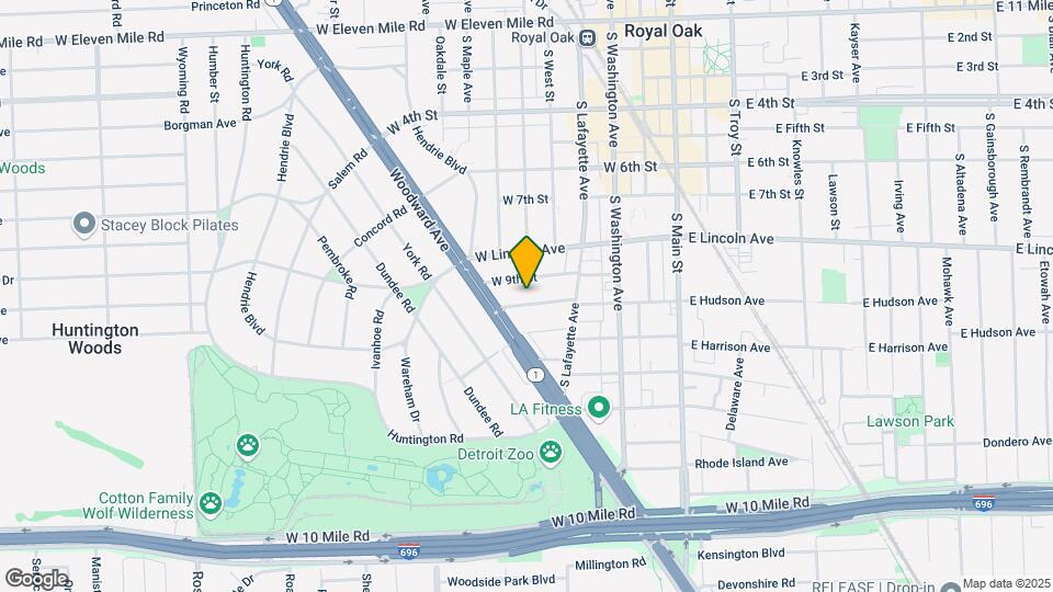 522 W Hudson Ave Map and Location Details