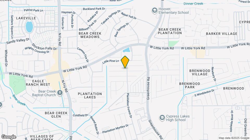 6123 Plantation Forest Dr Map and Location Details