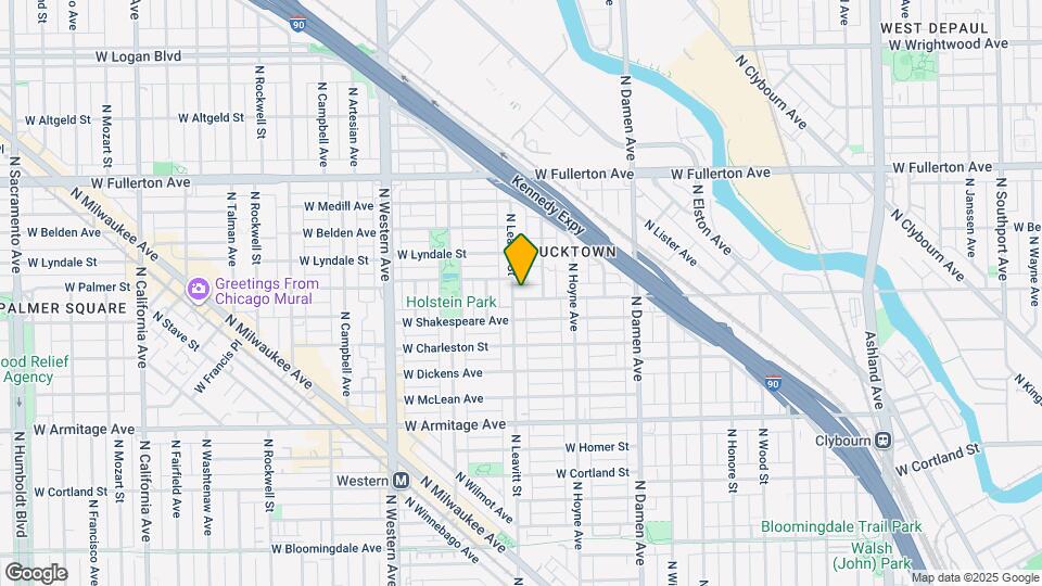 2152 W Webster Ave Map and Location Details